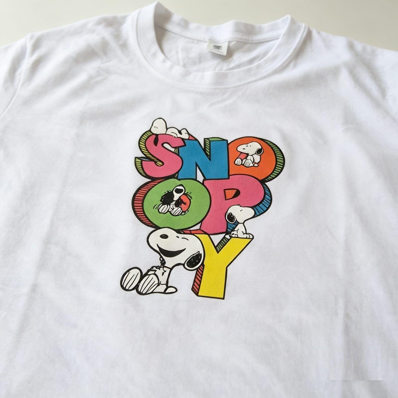 Polera Snoopy Peanuts Algodon Estampado-2