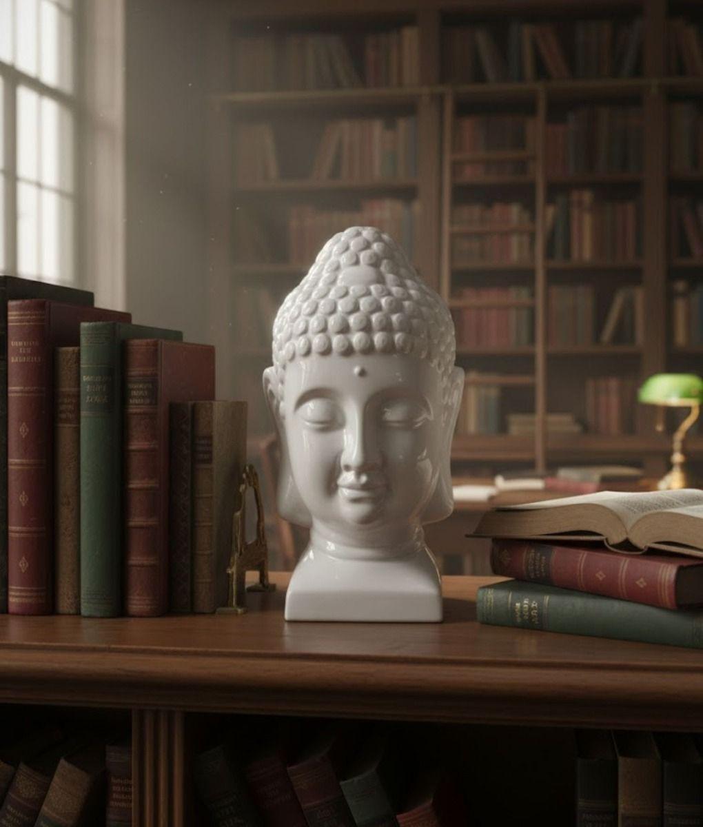 Estatua Adorno Decorativo Cabeza Buda Figura Versátil Jhn-6