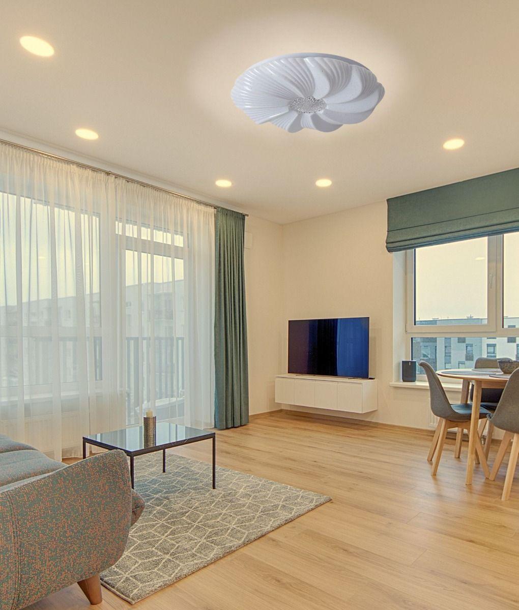 Lámpara Techo LED Redonda Diseño Flor Hogar Decorativa Jhn-9