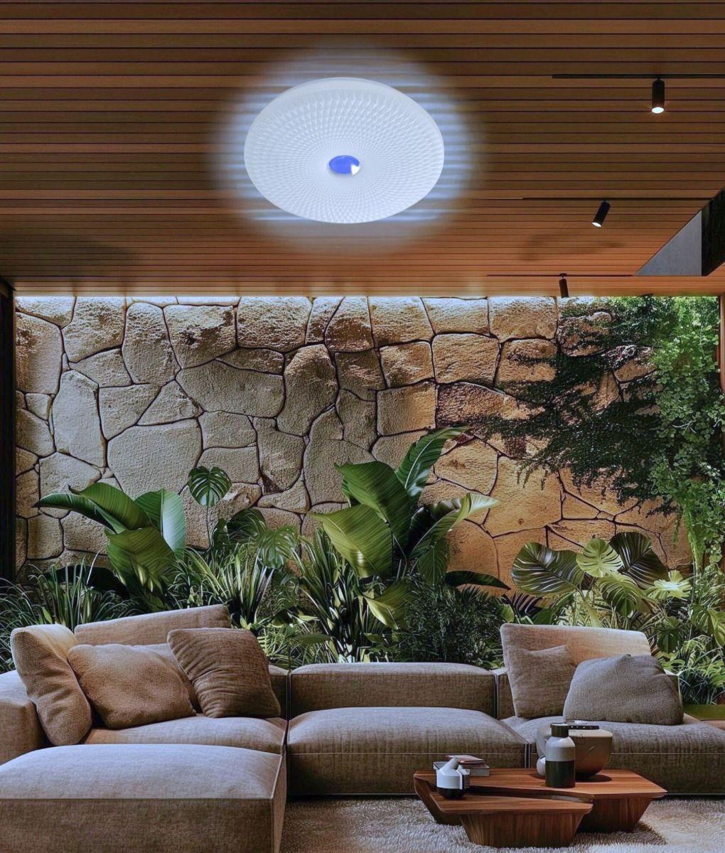 Lámpara Techo LED Geometría Diamantada Contraste Focal Jhn-8