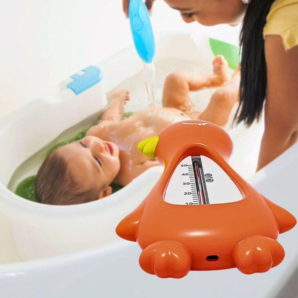 Set 3 Termometro Ducha Agua Baño Diseño Pato Niños Lau-1