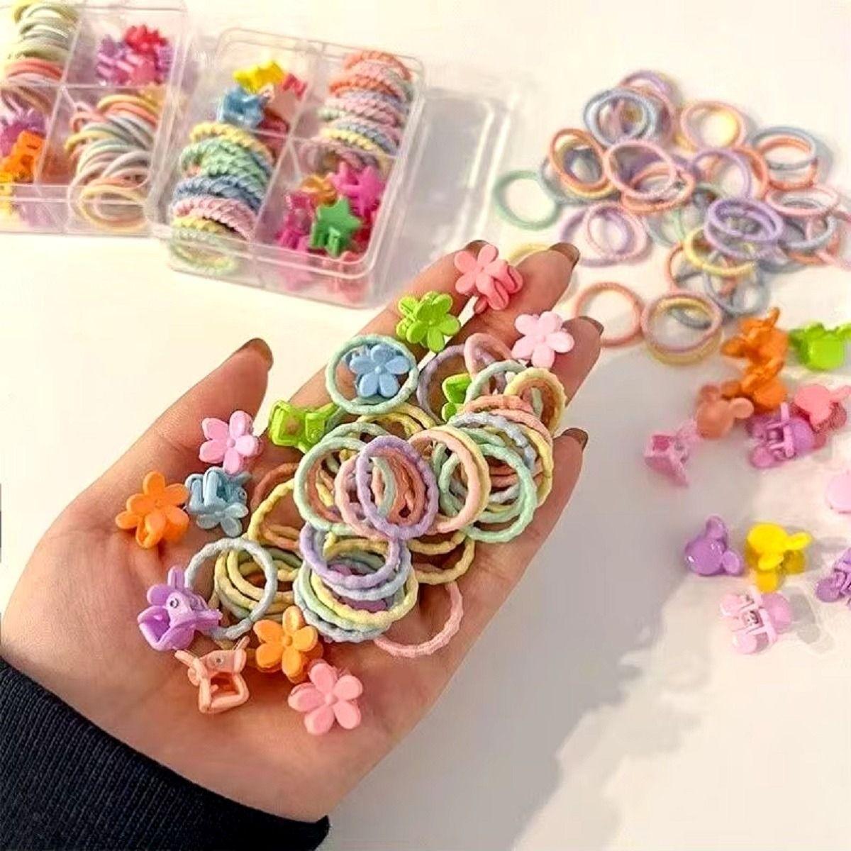 Set de 5 Pack Gomas Pinzas Elásticas Niñas Coleteros Jhn-2