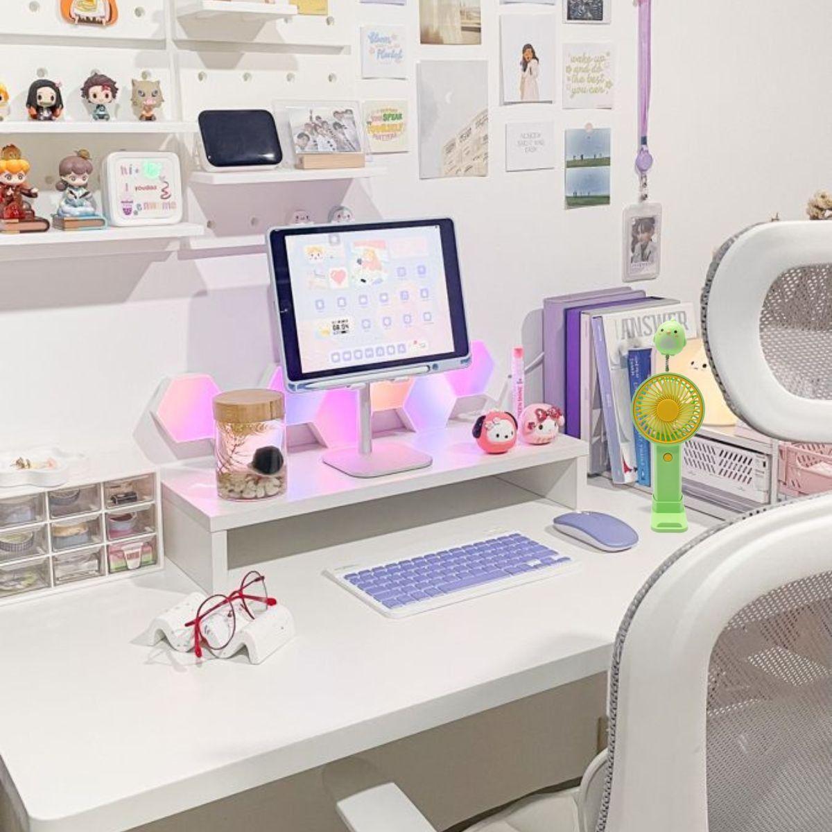 Mini Ventilador Recargable Portátil Mano Compacto Lau-4