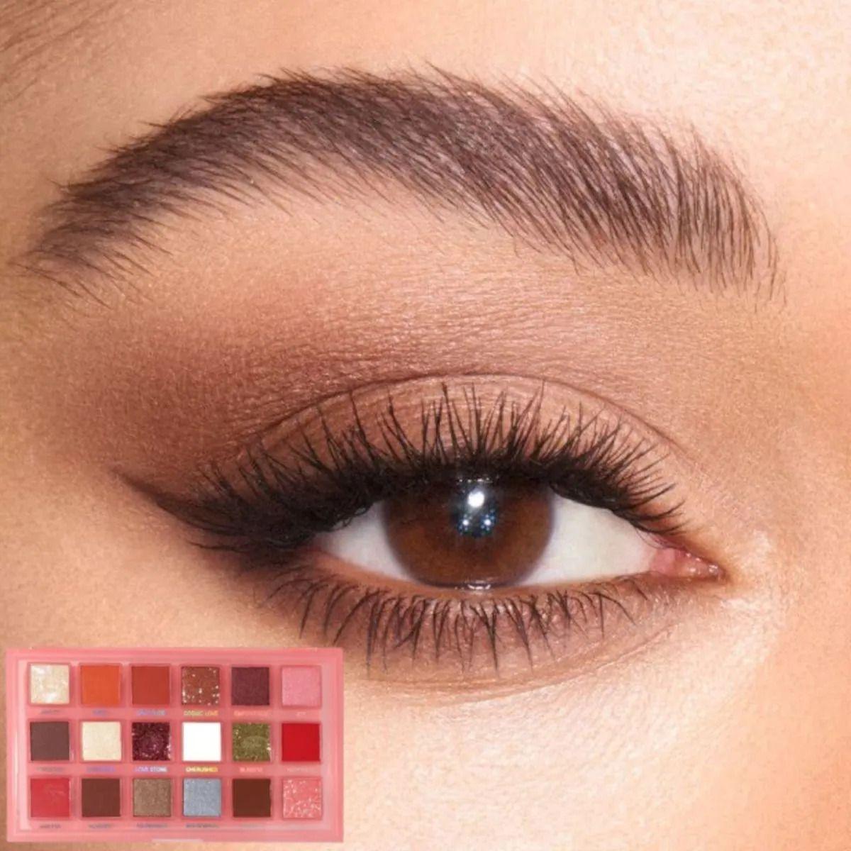 Paleta Sombras 18 Colores Alta Pigmentación Profesional ALJ-6