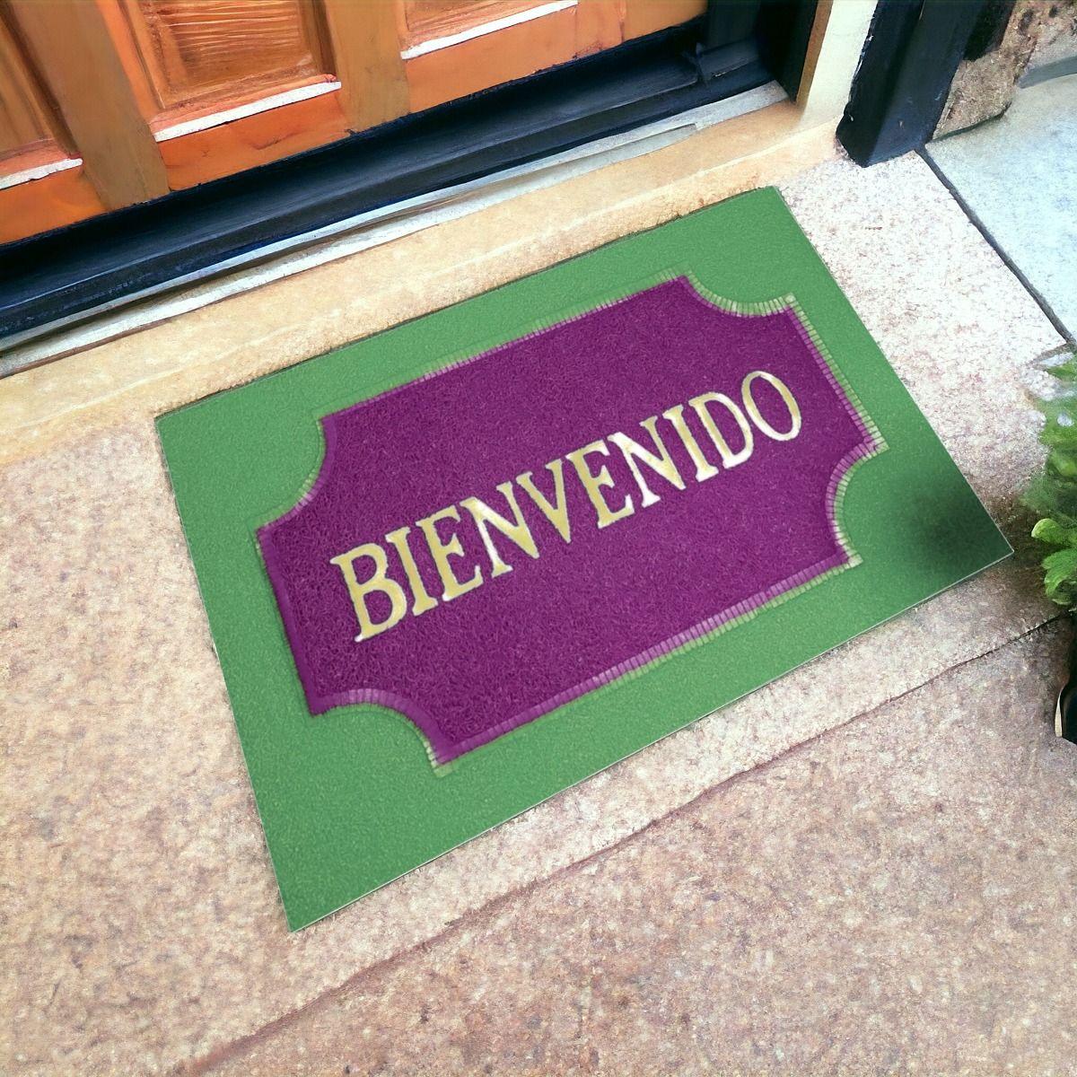Set de 3 Alfombra Decorativa Antideslizante Bienvenido Jhn-8