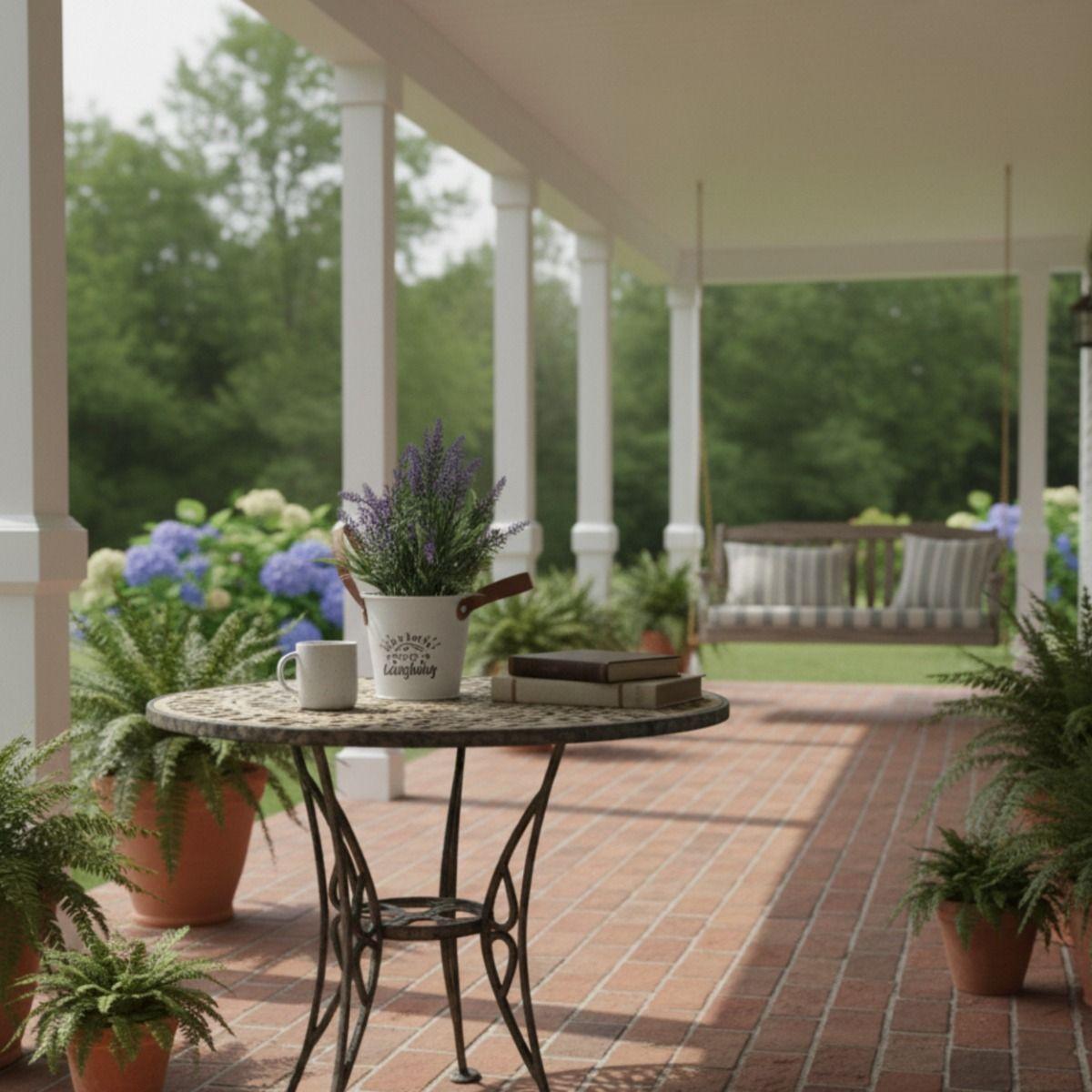 Set 2 Planta Artificial Decorativa Lavanda Encanto Jhn-6