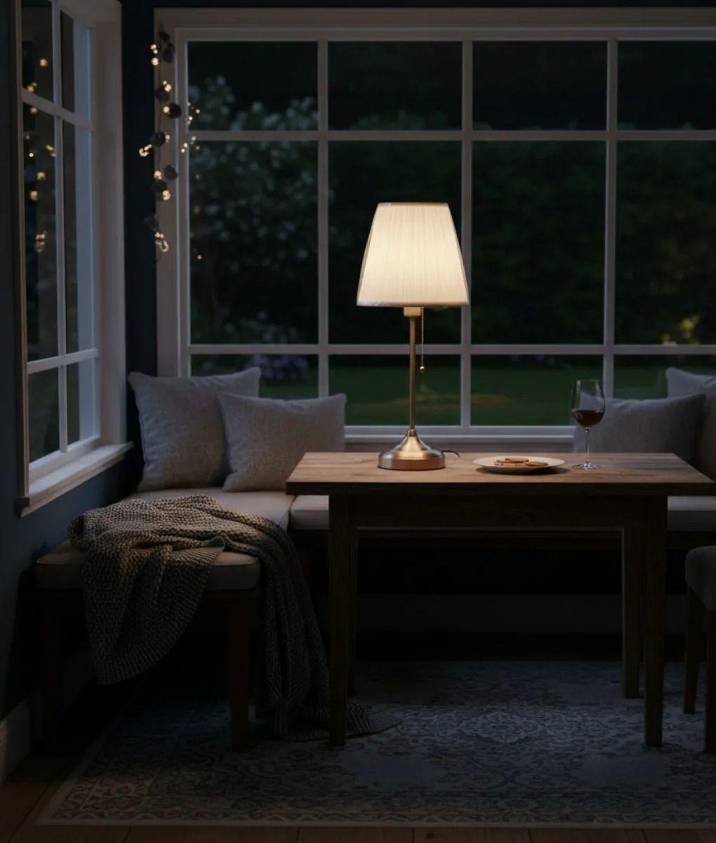 Lámpara Decorativa Mesa Elegancia Clásica Funcional Jhn-4