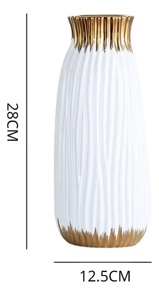Florero Jarrón Moderno Cilíndrico Decorativo hogar 28cm Jhn-9