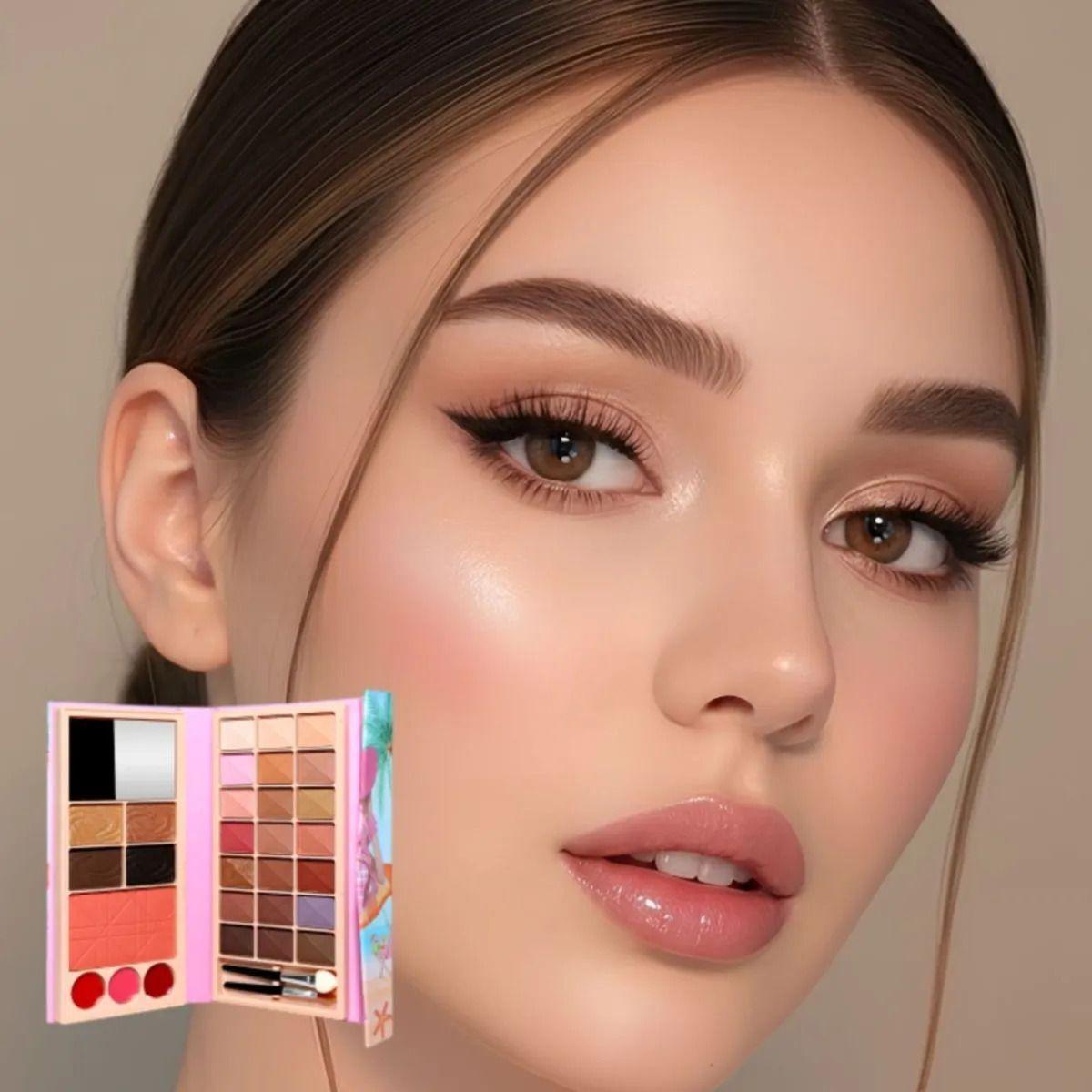 Paq 12 Paletas Maquillaje Completa Ojos Rostro Labios ALJ-0