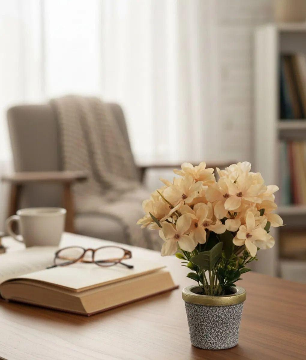 Planta Artificial Decorativa Hortensias Adorno Hogar Jhn-5