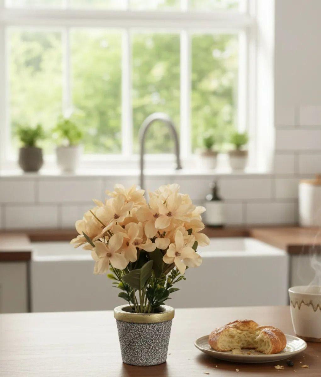 Planta Artificial Decorativa Hortensias Adorno Hogar Jhn-7