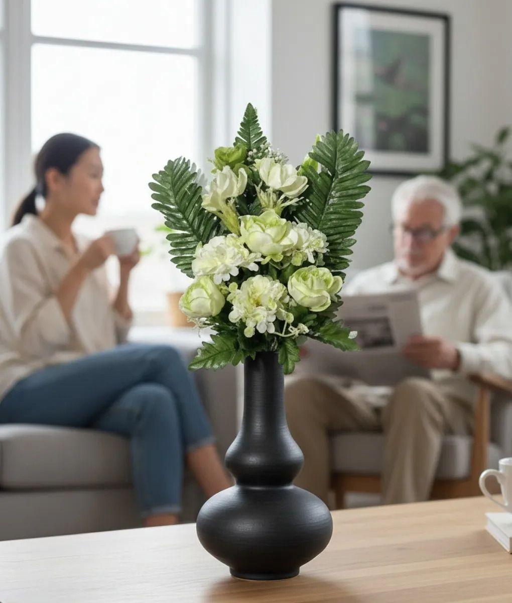 Set 2 Ramo Floral Artificial Elegancia Hogar Decorativo Jhn-5