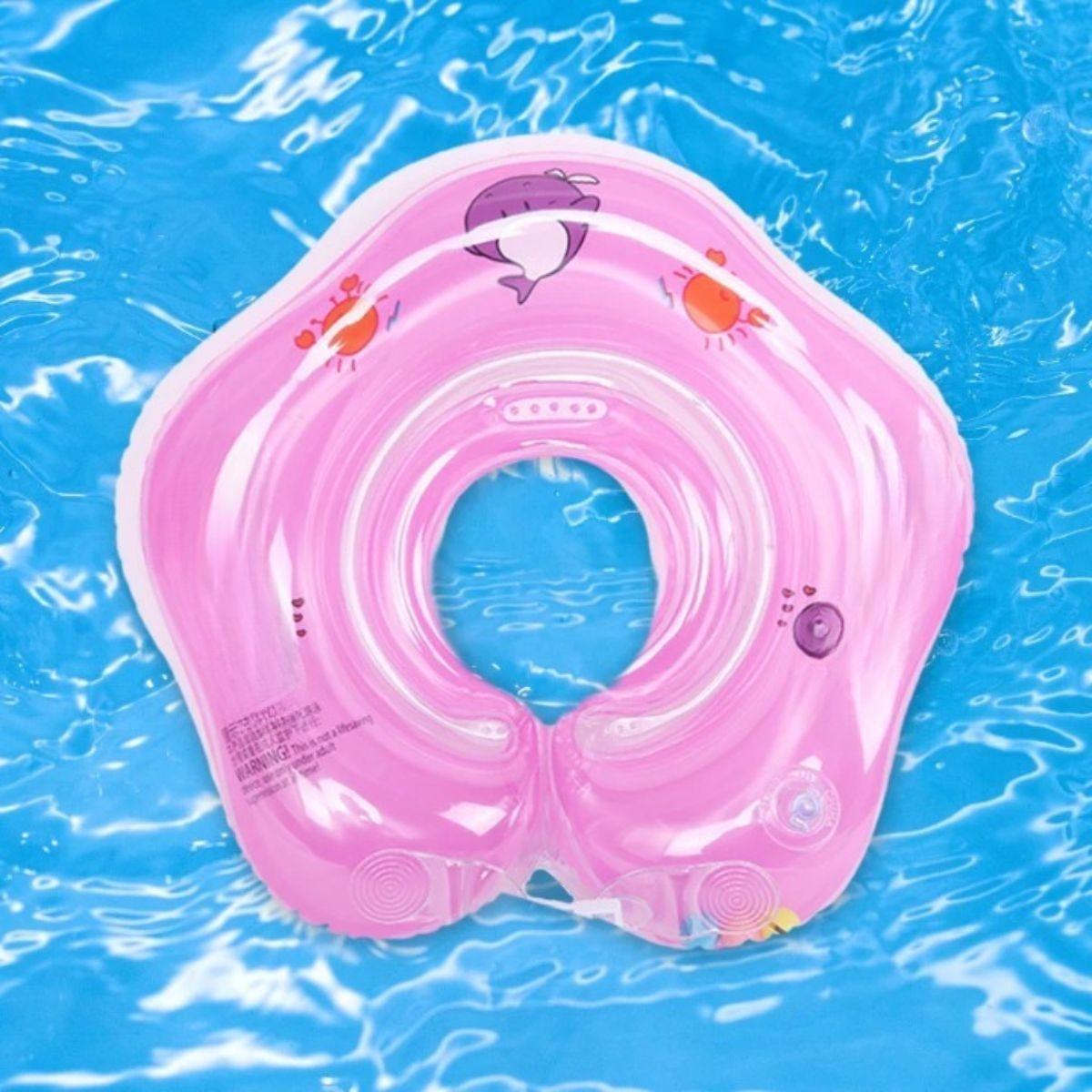 SET 2 FLOTADOR INFLABLE NATACION PARA CUELLO BEBE NIÑOS LAU-3