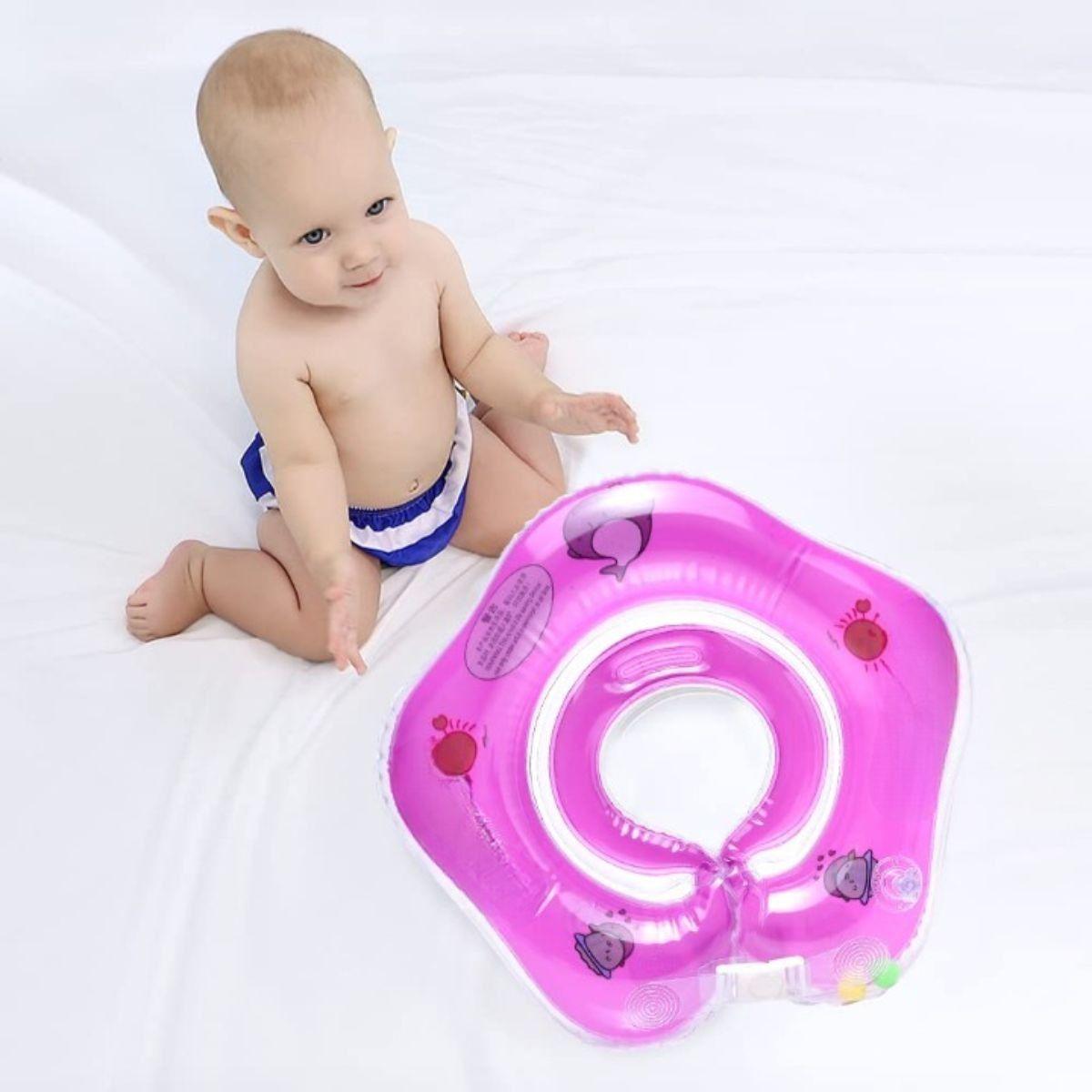 SET 2 FLOTADOR INFLABLE NATACION PARA CUELLO BEBE NIÑOS LAU-7