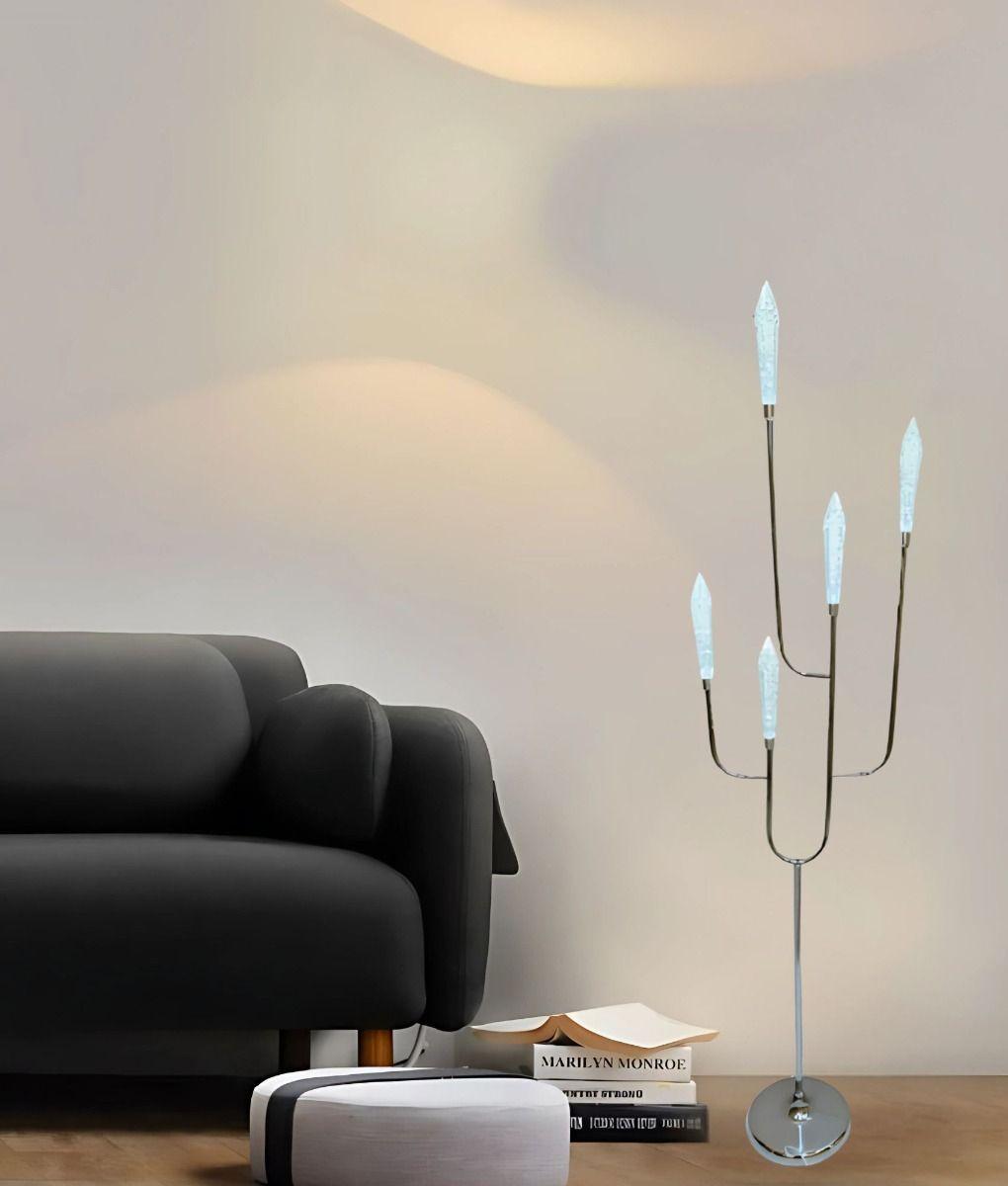 Lámpara Pie Decorativa Elegante Candelabro Moderno Jhn-9