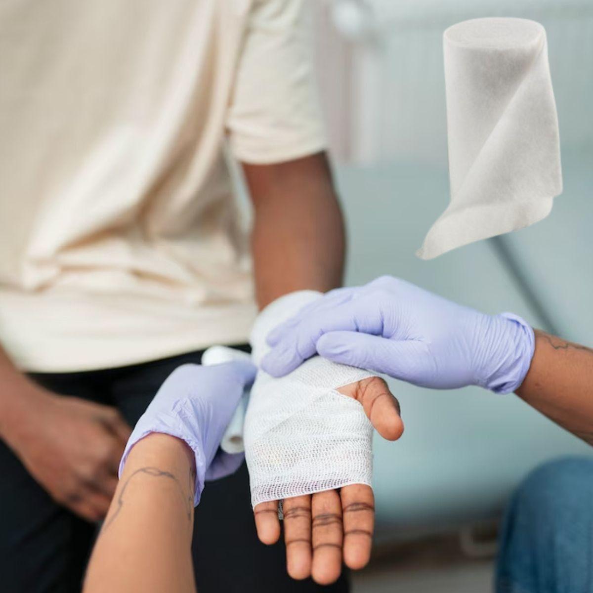 VENDA YESO MEDICA NO ADHESIVA HIPOALARGENICA RESISTENTE LAU-2