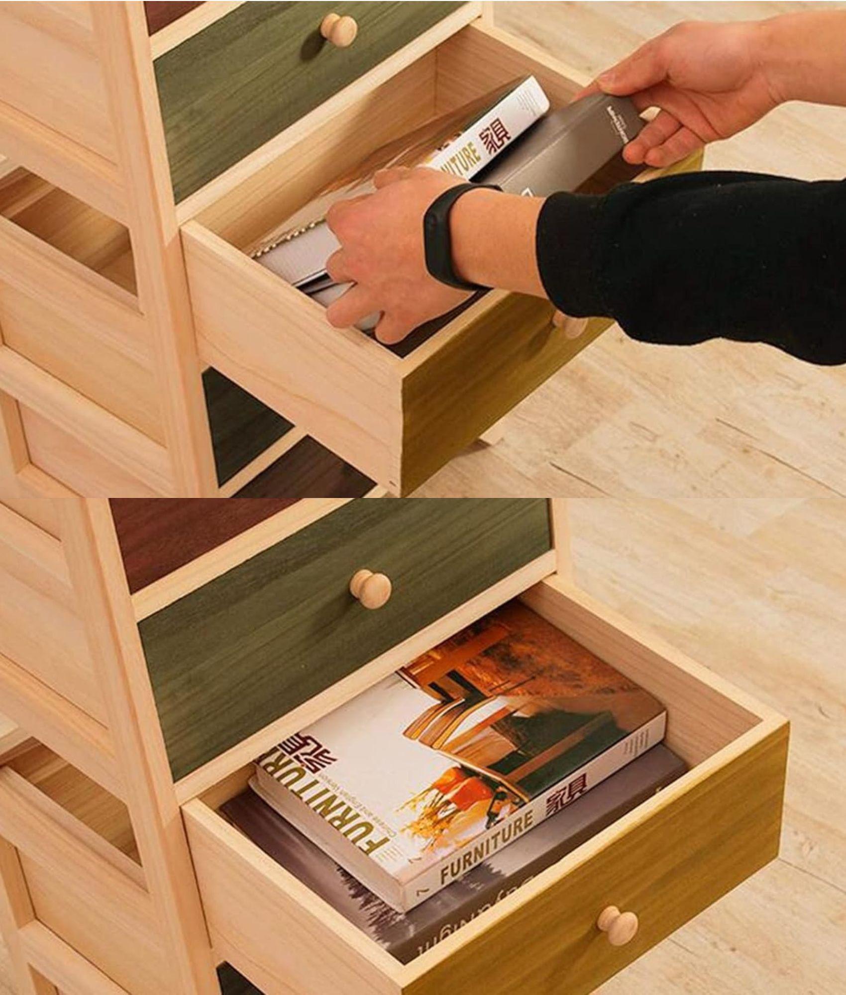 Cómoda Multicolor Organizador Multifuncional Hogar Jhn-2