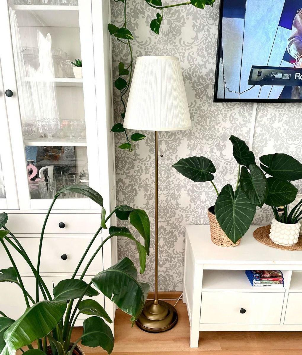 Lámpara Pie Decorativa Alta Piso Minimalista Hogar Jhn-3