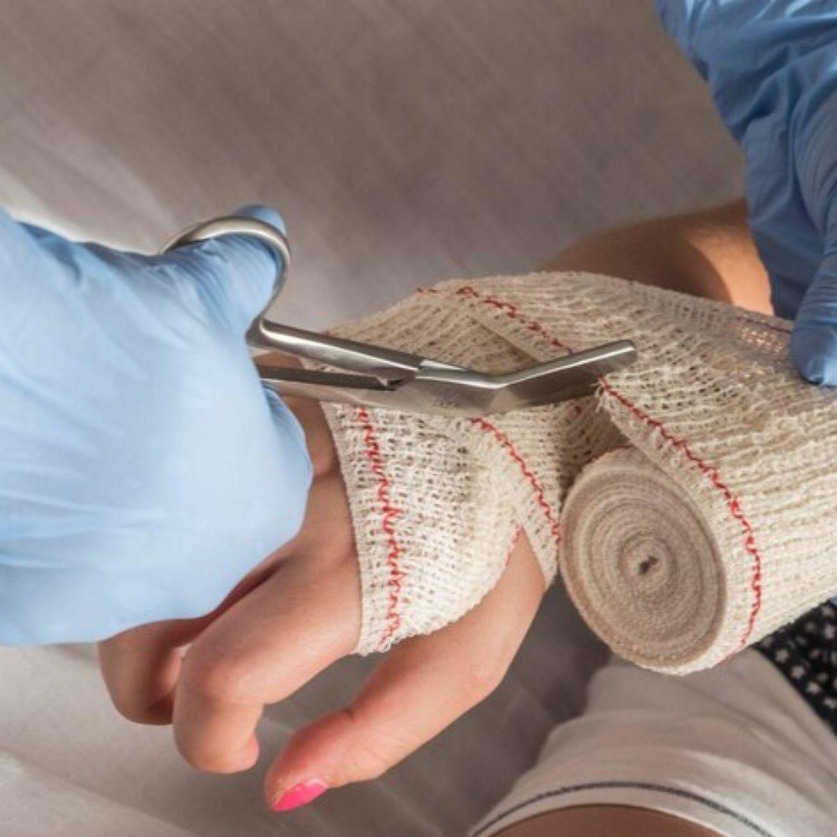 SET 2 VENDAS CREPE ELASTICA 7,5 CM REUTILIZABLE LAU-7