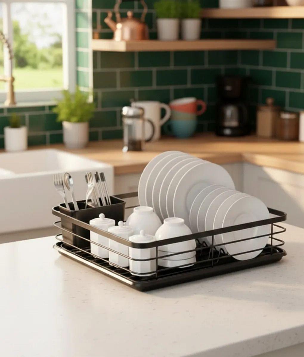 Secaplatos Escurridor Loza Compacto Diseño Minimalista Jhn-6