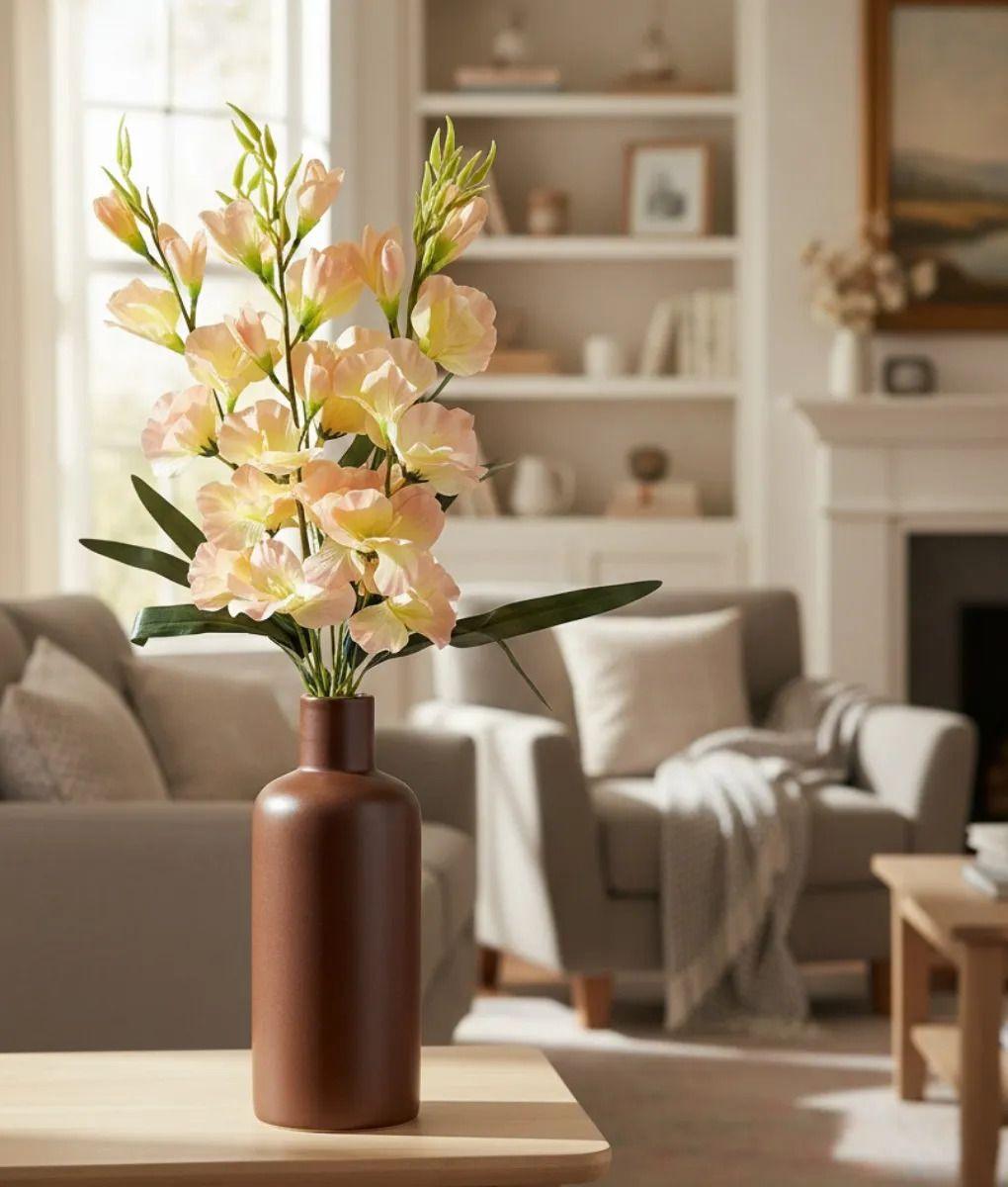 Set 2 Ramo Floral Artificial Adorno Decorativo Espigas Jhn-8