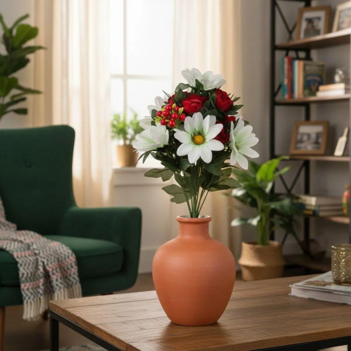 Ramo Floral Artificial Frutos Silvestres Decorativo Jhn-5