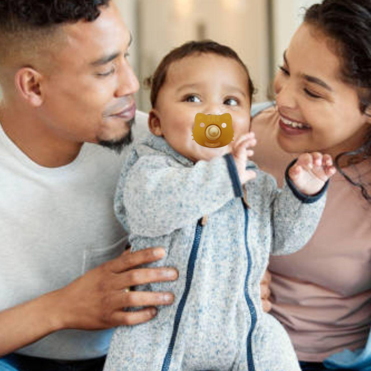 SET 2 CHUPETES CON CAJA SILICONA ANATOMICO BEBE LAU-5