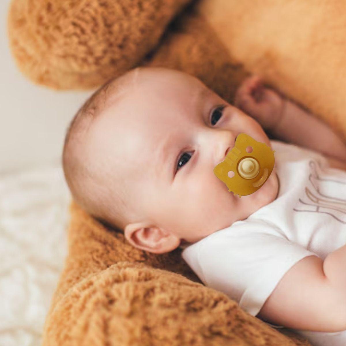 SET 2 CHUPETES CON CAJA SILICONA ANATOMICO BEBE LAU-7