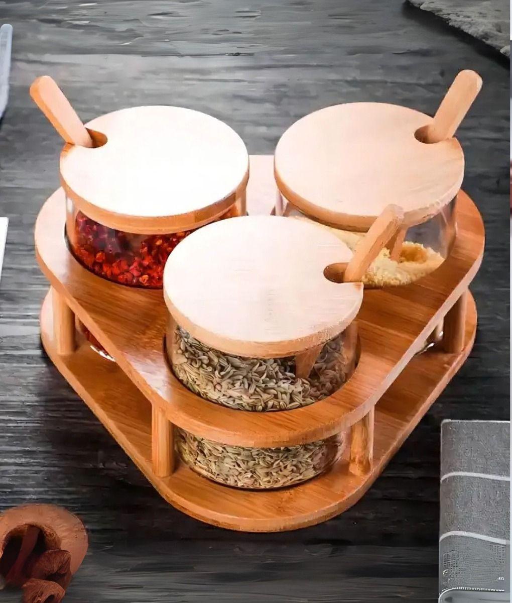 Juego Frasco Contenedor Organizador Soporte Cocina Jhn-6