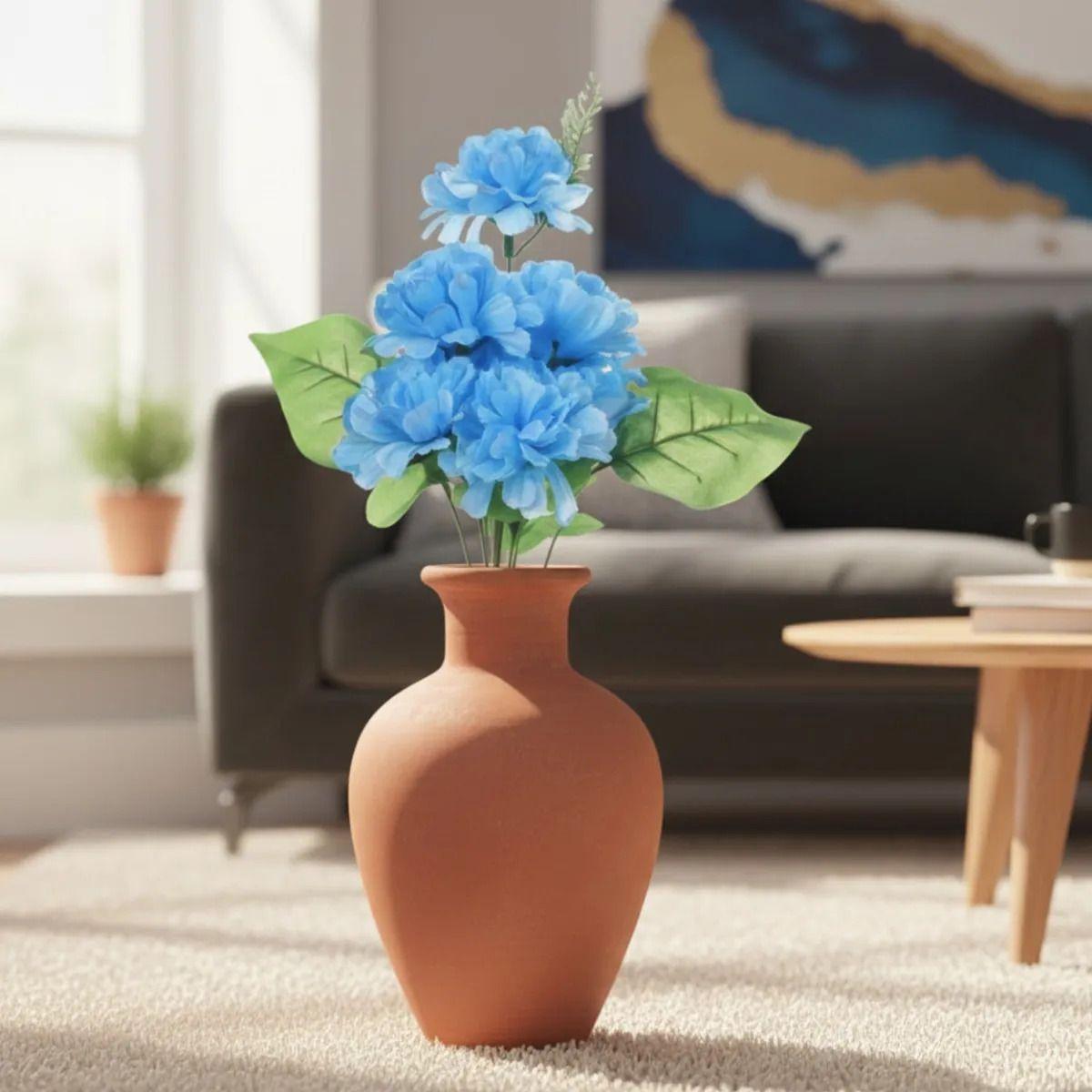 Set 4 Ramo Flores Artificiales Diseño Realista Adorno Jhn-5