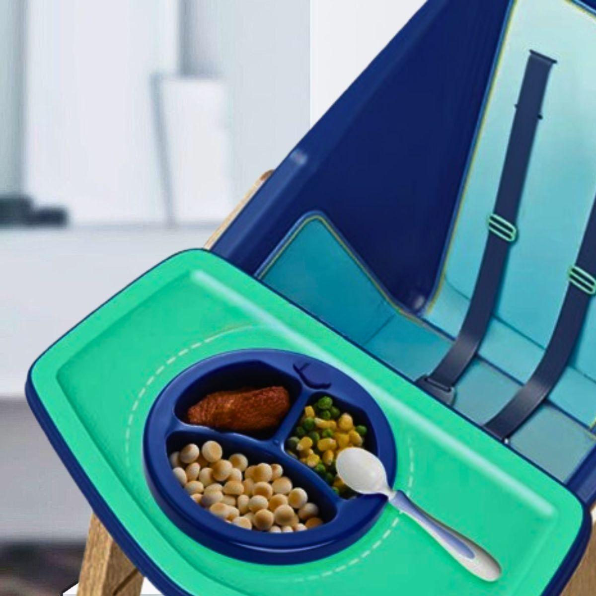 Set 3 Platos Silicona Aislamiento Agua Entrena Niños Lau-3