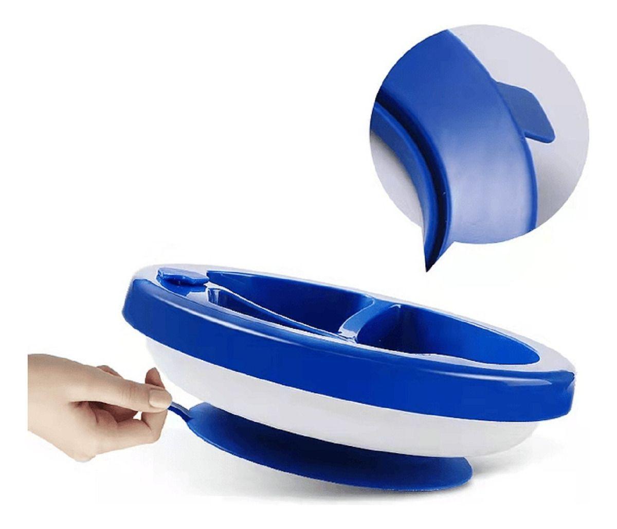 Set 3 Platos Silicona Aislamiento Agua Entrena Niños Lau-6