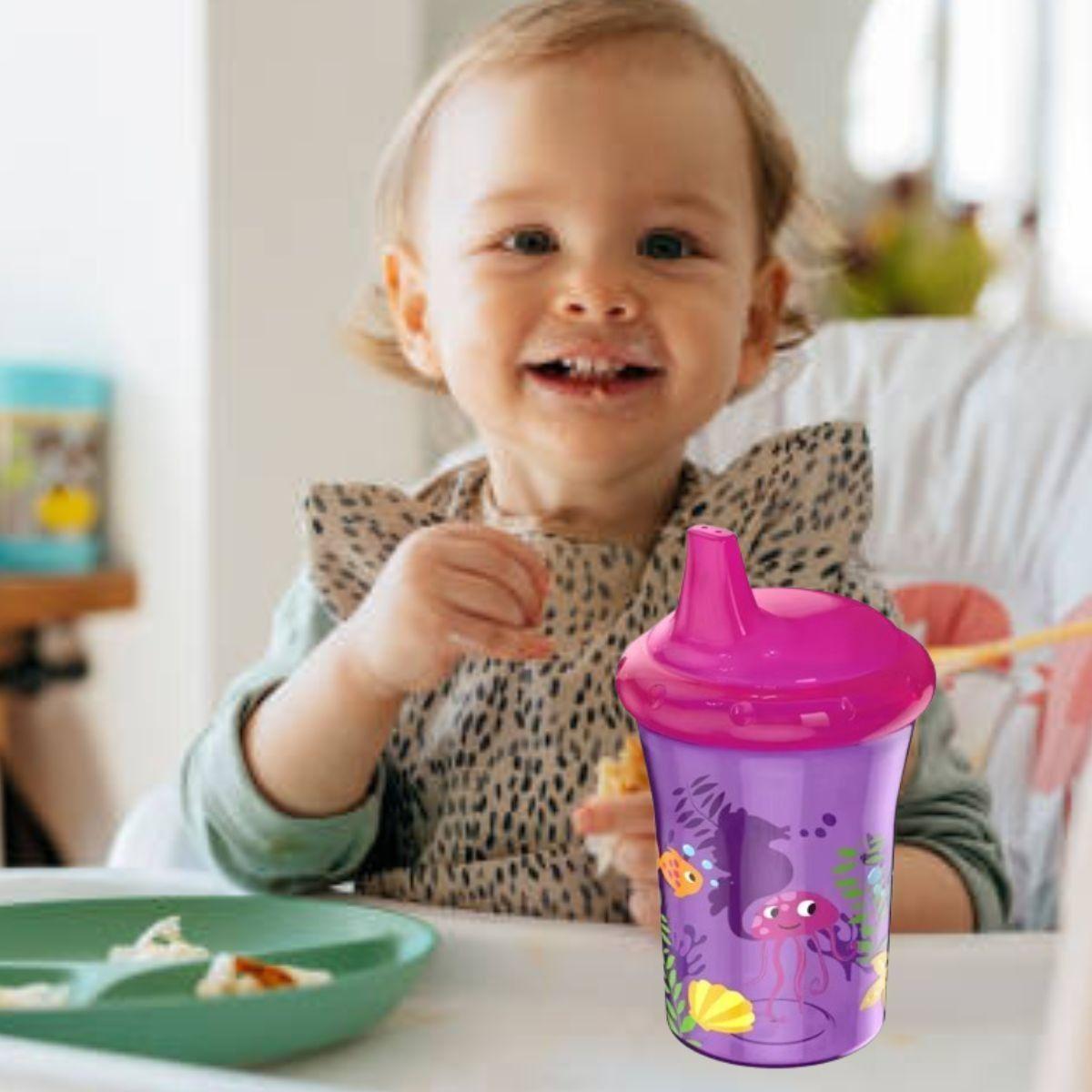 SET 4 VASOS DE ENTRENAMIENTO ANTIDERRAME NIÑOS LAU-5