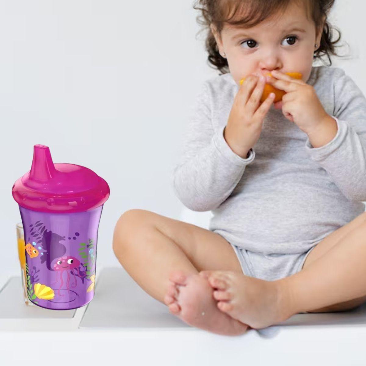 SET 4 VASOS DE ENTRENAMIENTO ANTIDERRAME NIÑOS LAU-7