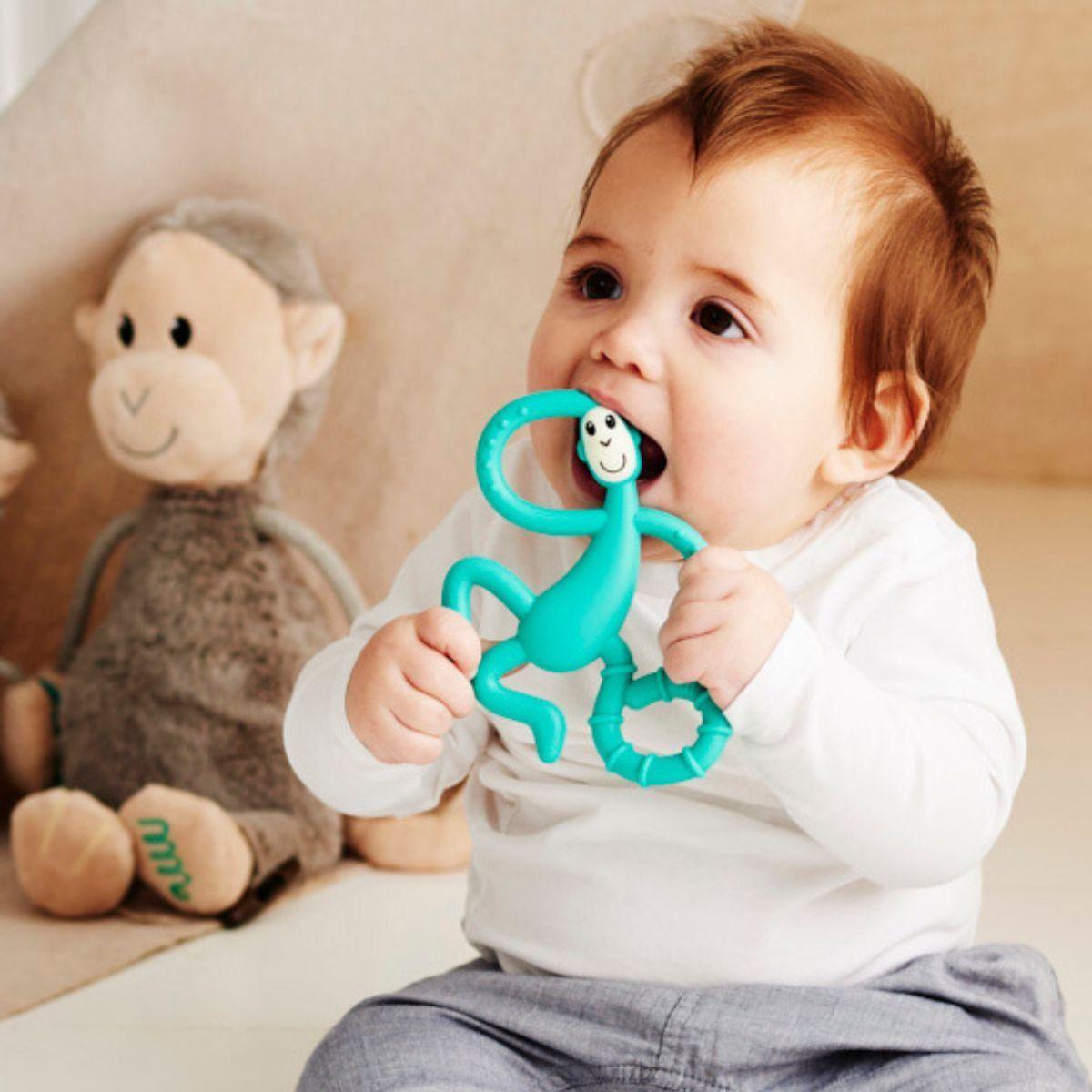 SET 3 MORDEDORES DANCE MONKEY RASCA ENCIA DIVERTIDO BEBE LAU-5