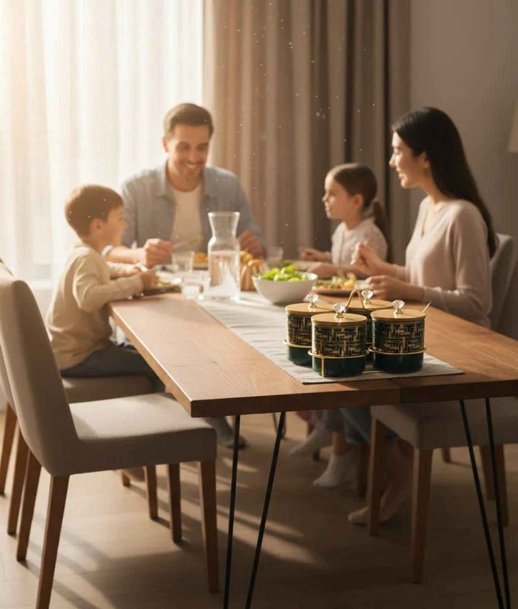 Juego Contenedores Frascos Organización Estilo Elegante Jhn-6