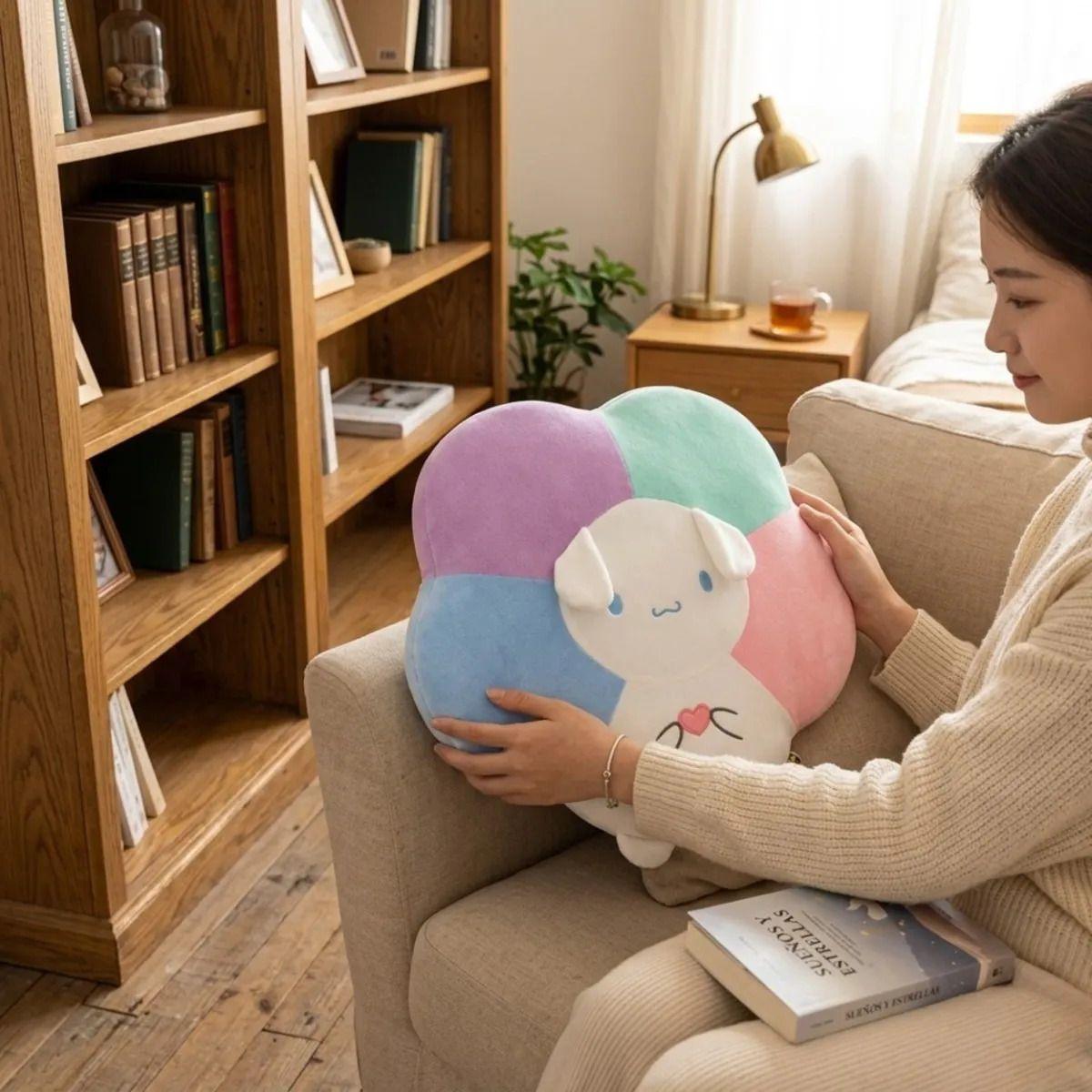 Cojin Decorativo Infantil Forma Flor Peluche Ultra Suave ALJ-5