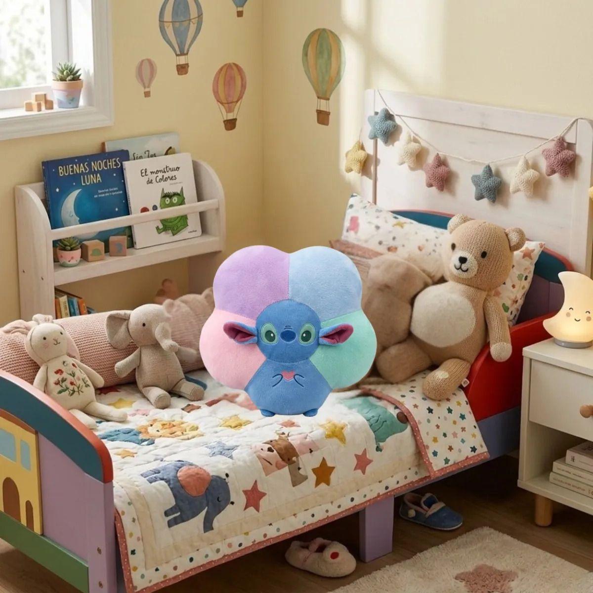 Cojin Decorativo Infantil Forma Flor Peluche Ultra Suave ALJ-7