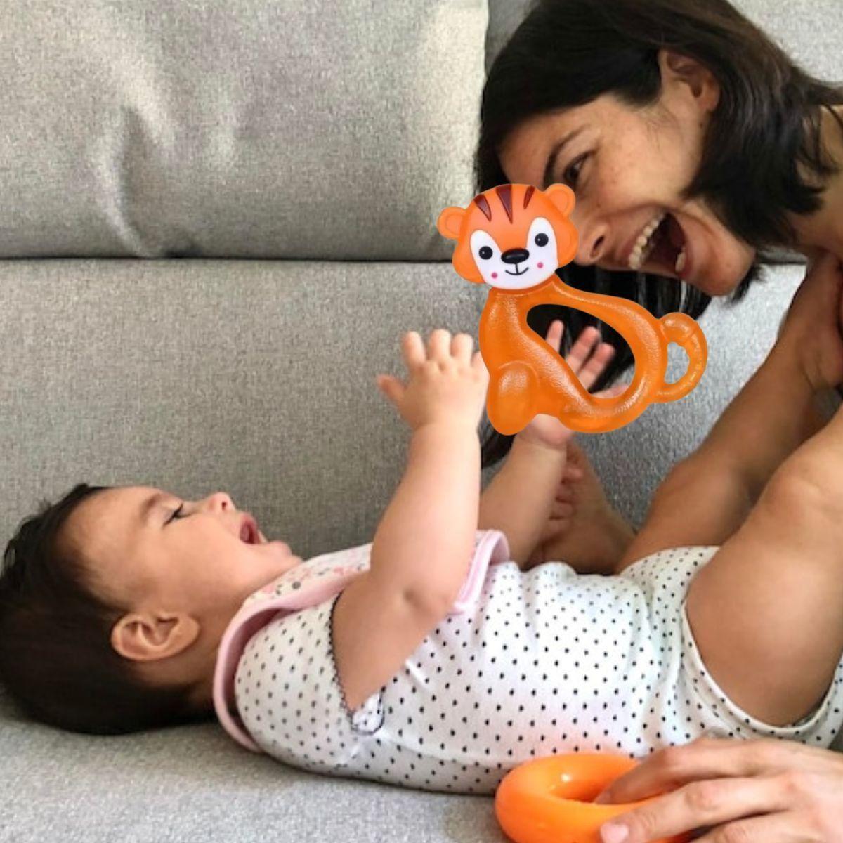 SET 6 MORDEDORES RASCA ENCIAS FORMA DE ANIMALES BEBE LAU-1