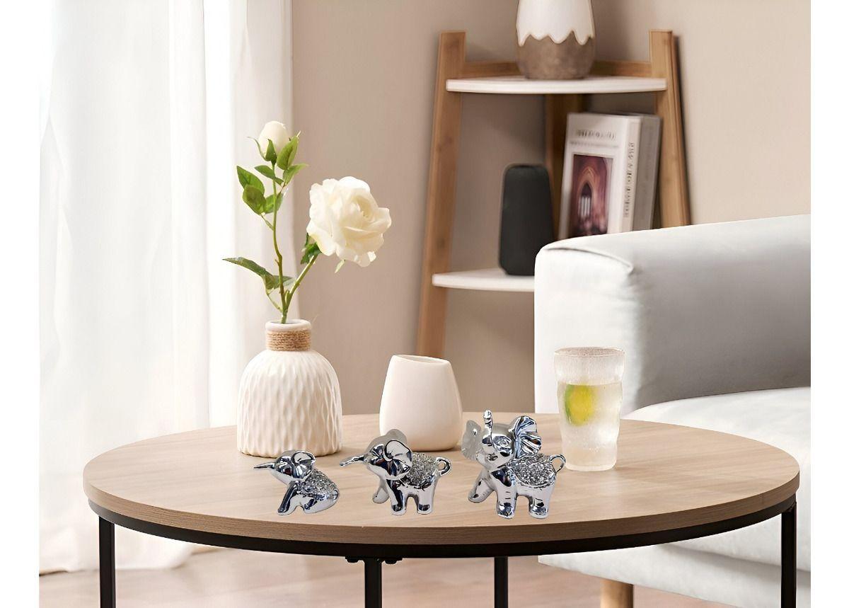 Estatuas Elefantes Familia Elegante Moderno 3 piezas Jhn-7