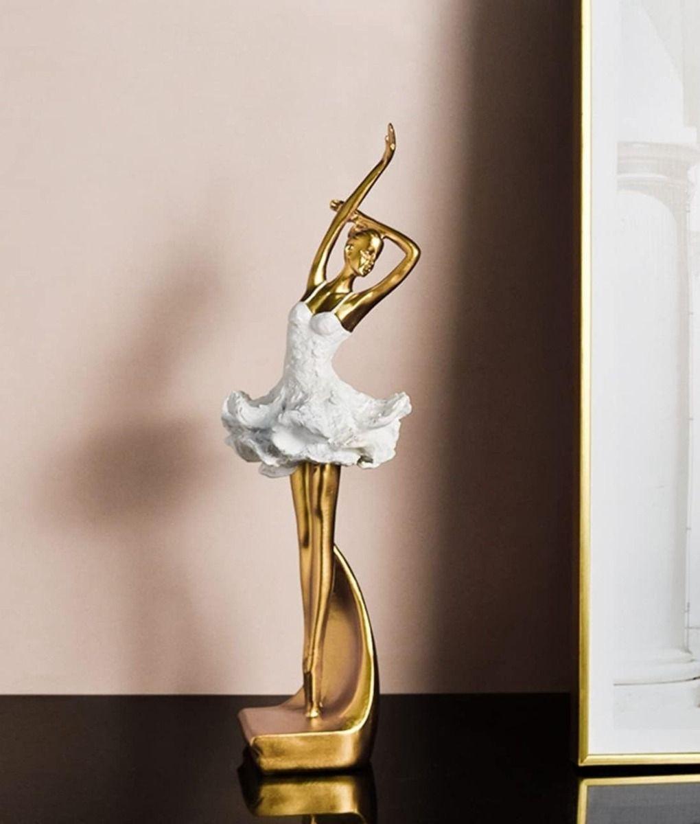 Figura Decorativa Bailarina Ballet Estatua Adorno Hogar Jhn-6