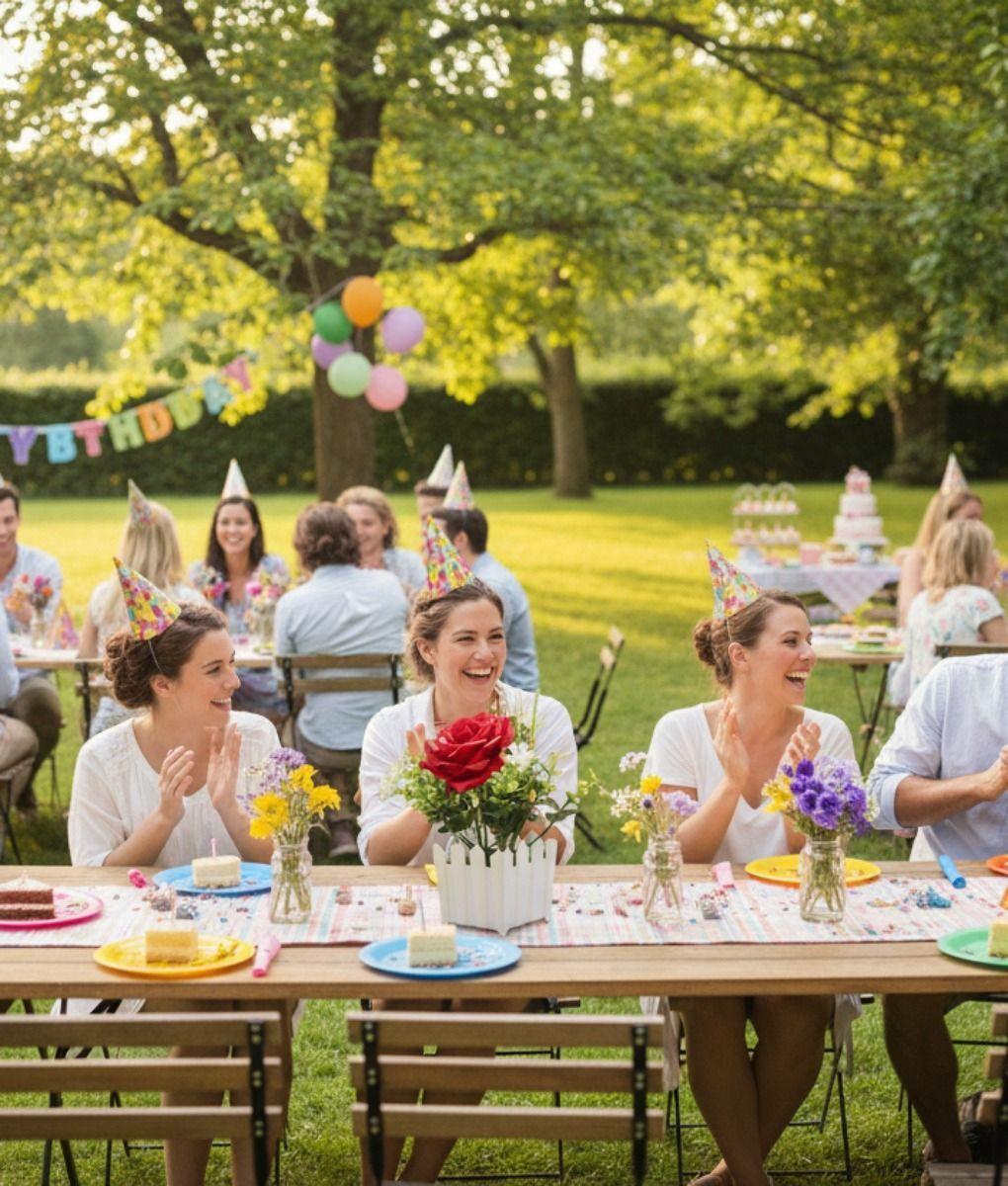 Set 2 Flor Artificial Rosa Valla Encanto Compacto Adorno Jhn-7