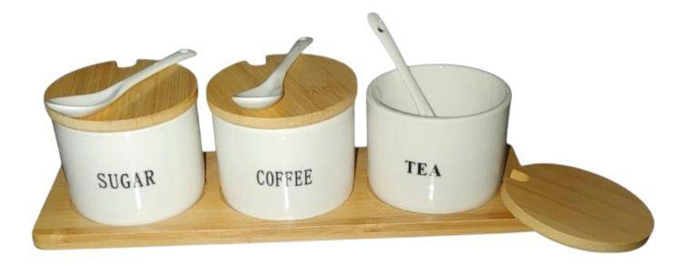 Set 3 Frascos Recipientes Organización Hogar Contenedor Jhn-2