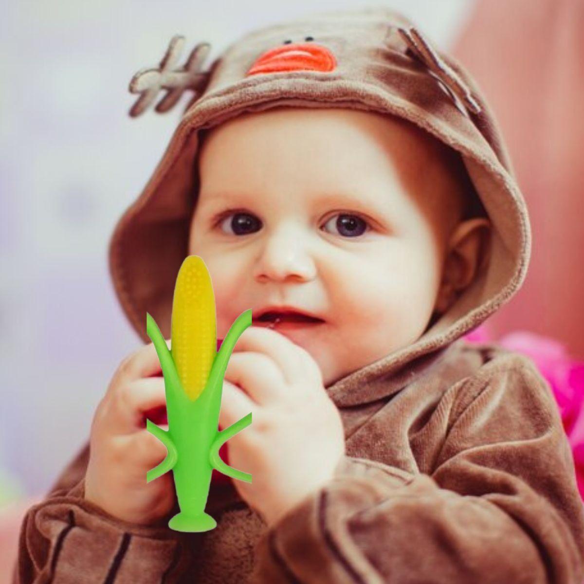 SET 5 MORDEDORES DISEÑO CHOCLO RASCA ENCIAS BEBE LAU-7