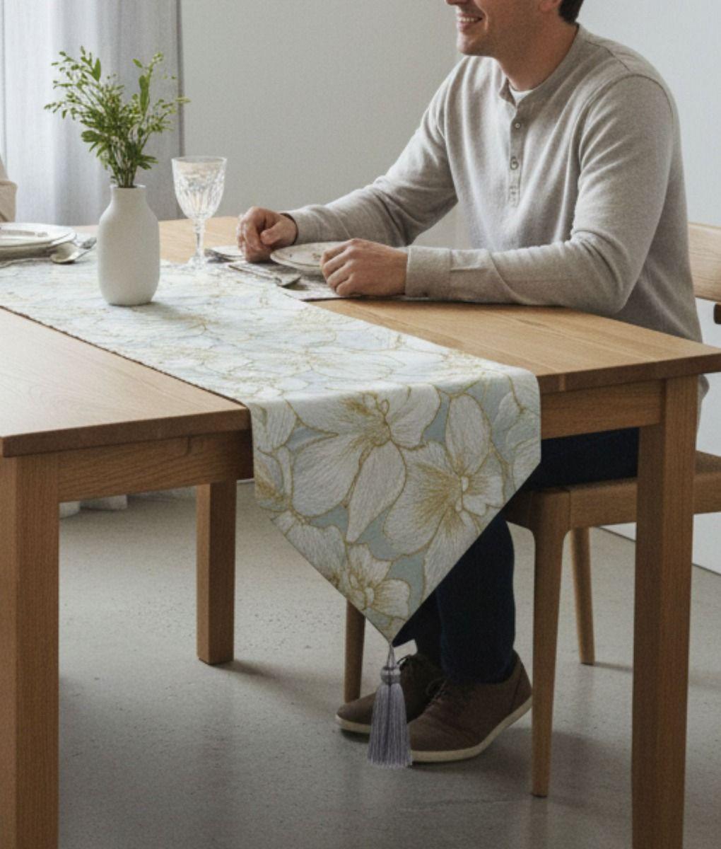 Camino Mesa Elegante Mantel Estilo Nórdico Decorativo Jhn-2