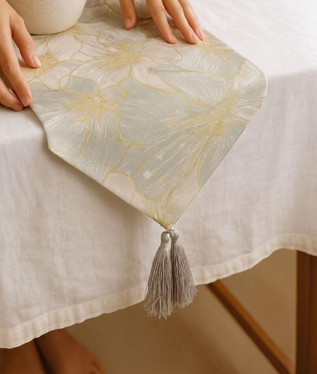 Camino Mesa Elegante Mantel Estilo Nórdico Decorativo Jhn-4