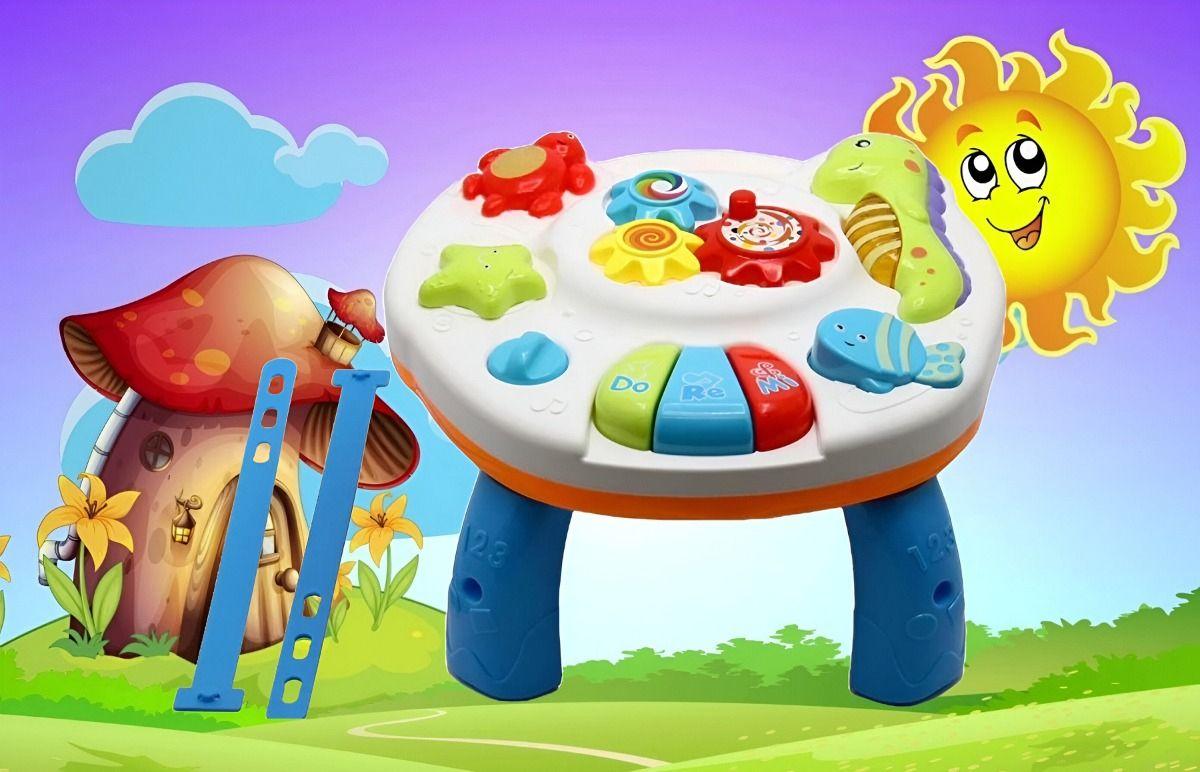Mesa Aprendizaje Musical Juguete Didáctico 2en1 Niños Jhn-5