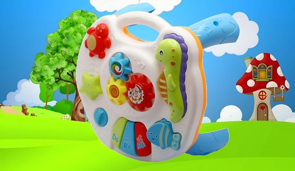 Mesa Aprendizaje Musical Juguete Didáctico 2en1 Niños Jhn-6