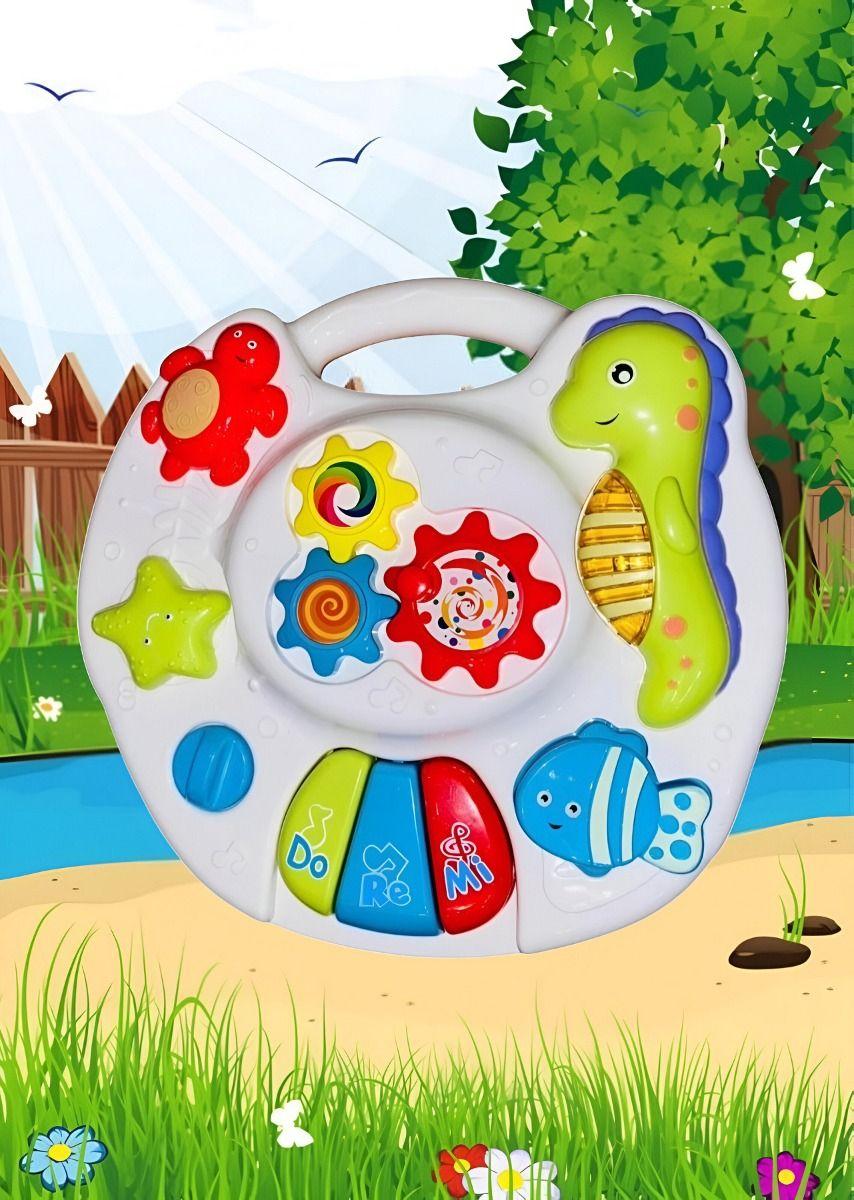 Mesa Aprendizaje Musical Juguete Didáctico 2en1 Niños Jhn-7