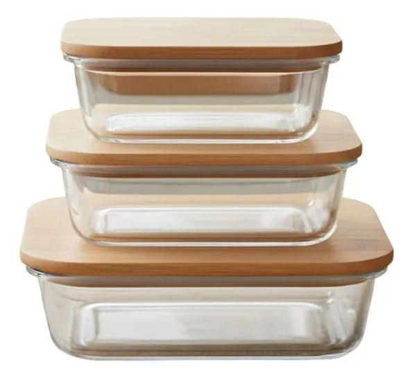 Juego 3 Contenedor Organizador Frescura Cocina Moderna Jhn-0